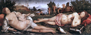  Piero Di Cosimo Venus, Mars, and Cupid - Art Print