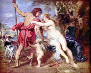  Peter Paul Rubens Venus und Adonis - Art Print