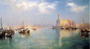  Thomas Moran Vera Cruz Harbor - Art Print