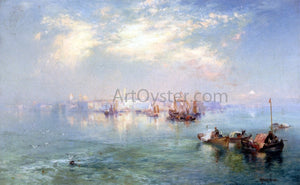  Thomas Moran Vera Cruz Harbor, Mexico - Art Print
