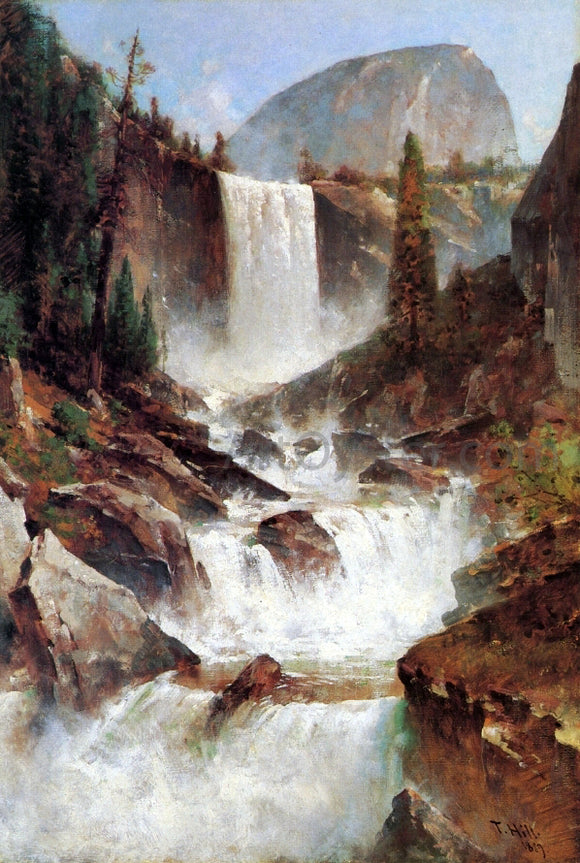  Thomas Hill Vernal Falls, Yosemite - Art Print