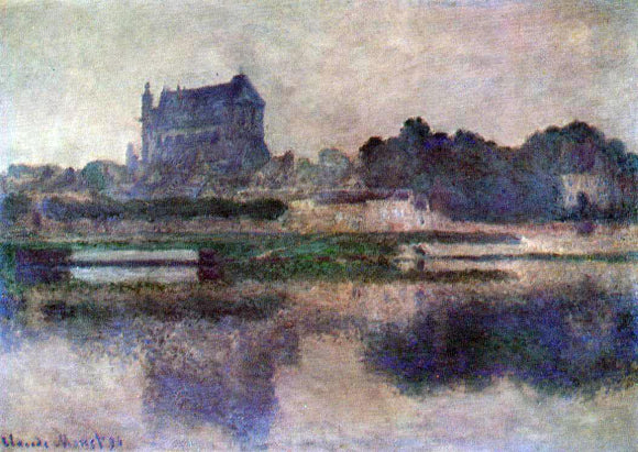  Claude Oscar Monet Vernon Church in Grey Weather - Art Print