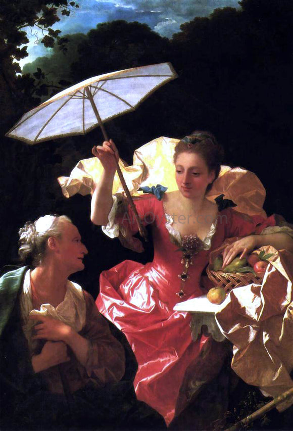  Jean Ranc Vertumnus and Pomona - Art Print
