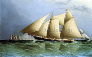  James E Buttersworth Vesta off the Needles - Art Print