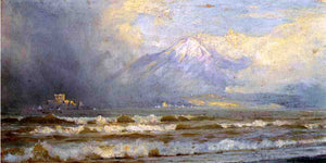  William Trost Richards Vesuvius in Winter - Art Print