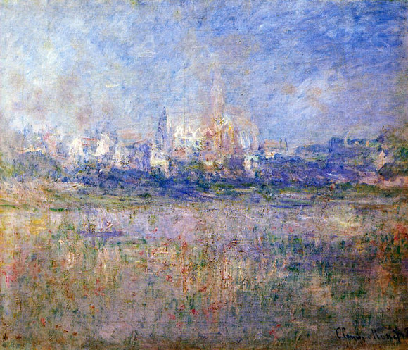  Claude Oscar Monet Vetheuil in the Fog - Art Print