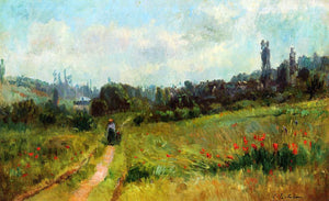  Albert Lebourg Vetheuil Path, Morning Effect - Art Print