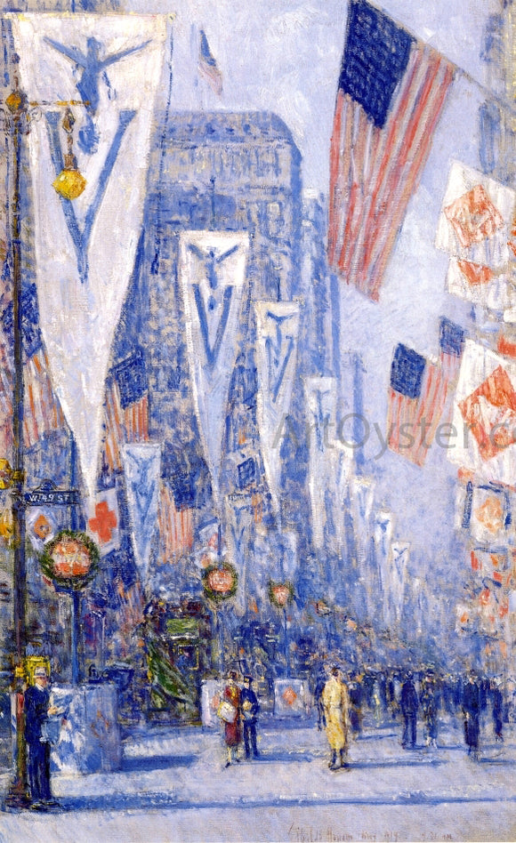  Frederick Childe Hassam Victory Day, May 1919 - Art Print