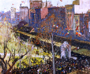  Charles H Woodbury Victory Parade, Boston, April 25, 1919 - Art Print