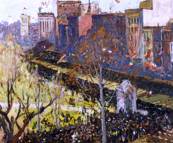  Charles H Woodbury Victory Parade, Boston, April 25, 1919 - Art Print