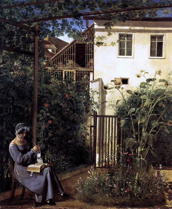  Erasmus Engert Viennese Domestic Garden - Art Print