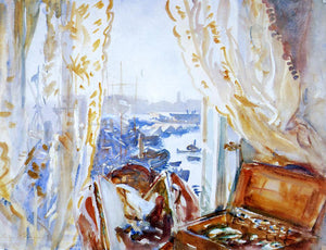  John Singer Sargent View from a Window, Genoa - Art Print