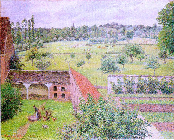  Camille Pissarro View from My Window, Eragny - Art Print