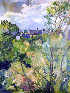  Suzanne Valadon View from My Window in Genets (Brittany) - Art Print