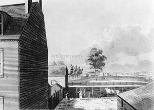  John Hill View from My Work Room Window in Hammond Street, New York City - Art Print
