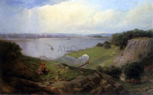  Andrew W Melrose View from New Jersey Looking Towards Downtown New York - Art Print