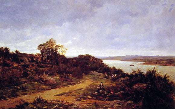  Auguste Allonge View from Plougastel, Brittany - Art Print