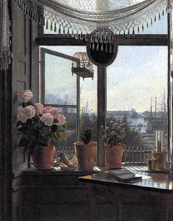  Martinus Rørbye View from the Artist's Window - Art Print