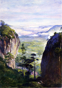  John La Farge View in Ceylon, near Dambula, Looking over Rice Fields - Art Print