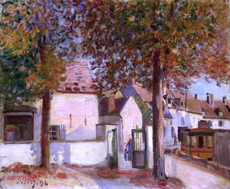  Alfred Sisley View in Moret (Rue de Fosses) - Art Print