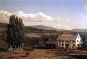  Frederic Edwin Church View in Pittsford, VT - Art Print