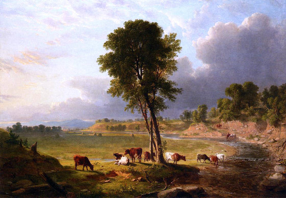  Asher Brown Durand View in the Catskills - Art Print