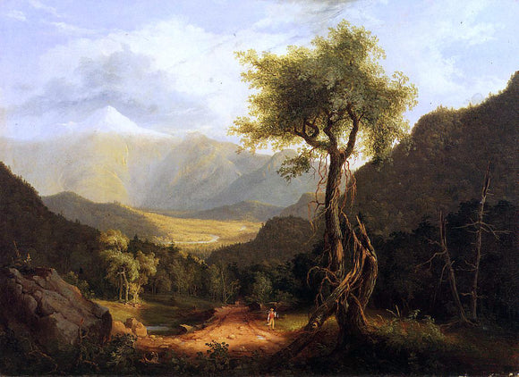  Thomas Cole View in the White Mountains - Art Print