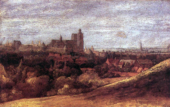  Hercules Seghers View of Brussels from the North-East - Art Print