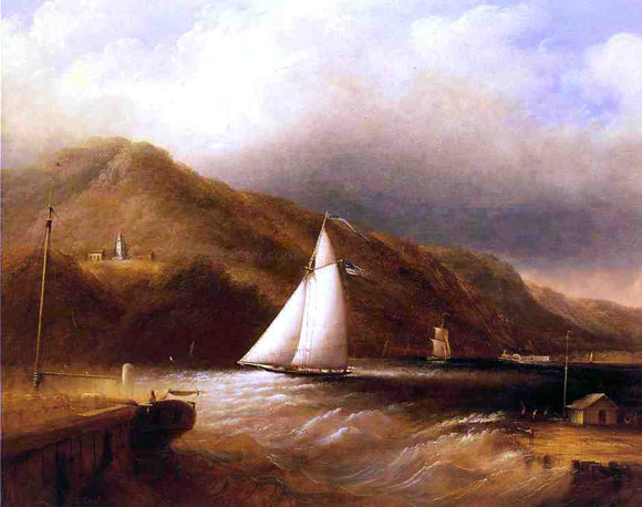  Edmund C Coates View of Caldwell's Landing - Art Print