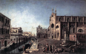  Francesco Albotto View of Campo Santi Giovanni e Paolo - Art Print