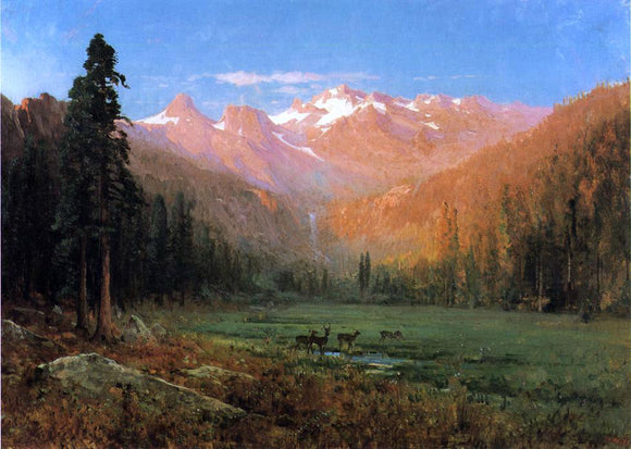  Thomas Hill View of Cascade Lake, near Tahoe - Art Print