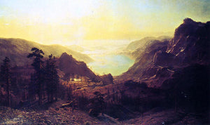  Albert Bierstadt View of Donner Lake, California - Art Print
