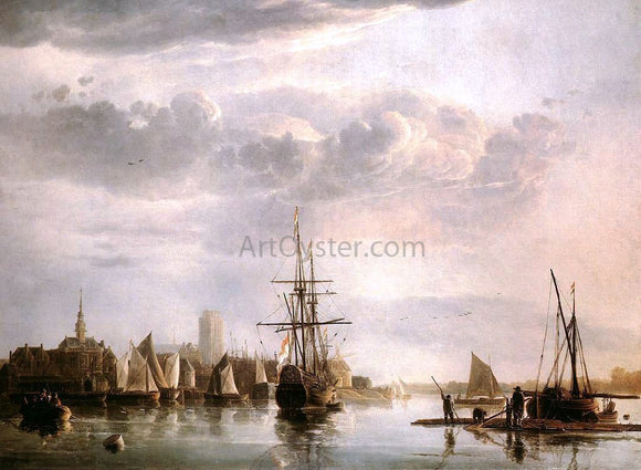  Aelbert Cuyp View of Dordrecht - Art Print