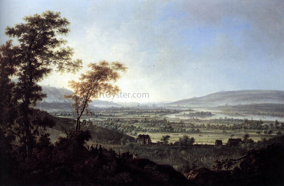  Johann Alexander Thiele View of Dresden from the Loessnitz Heights - Art Print