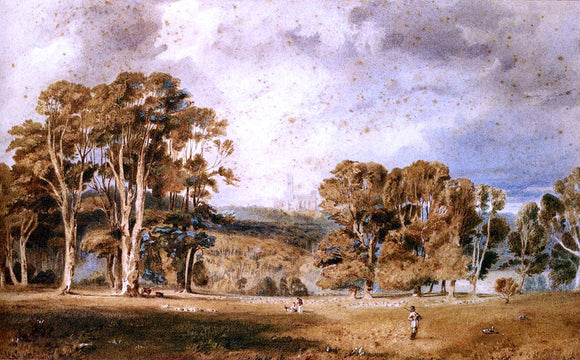  George Cattermole View of Fonthill Abbey from the South - Art Print