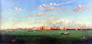  William Aiken Walker View of Galveston Harbor - Art Print