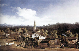  Bernardo Bellotto View of Gazzada near Varese - Art Print