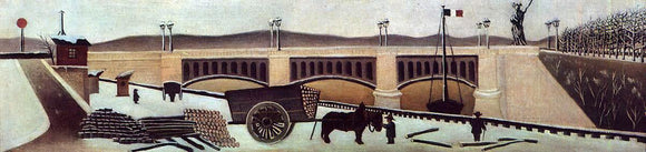  Henri Rousseau View of Grenelle Bridge - Art Print