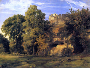  Jacques-Raymond Brascassat View of Marino, Morning - Art Print