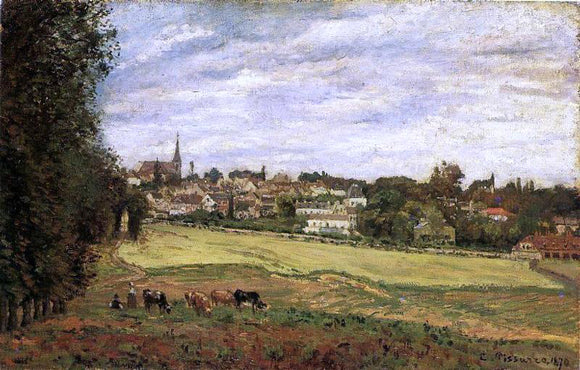  Camille Pissarro View of Marly-le-Roi - Art Print