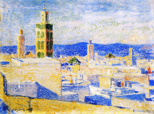  Theo Van Rysselberghe View of Meknes, Morocco - Art Print