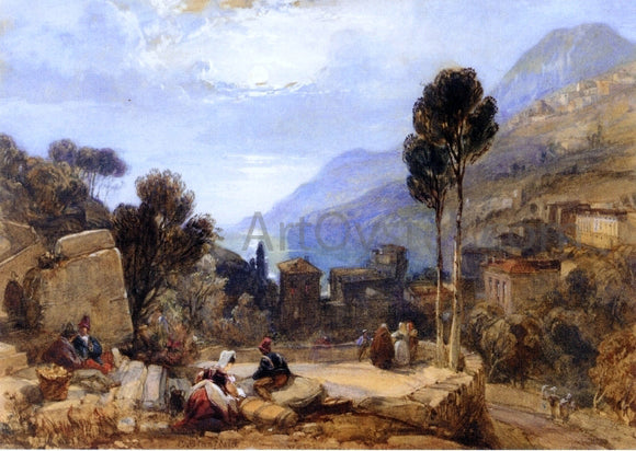  William Clarkson Stanfield View of Mount Etna from Taormina, Sicily - Art Print