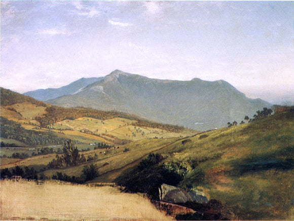  John Frederick Kensett View of Mount Mansfield - Art Print