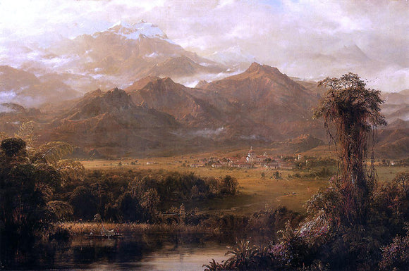 Norton Bush View of Mountains in Ecuador (also known as A Tropical Morning) - Art Print