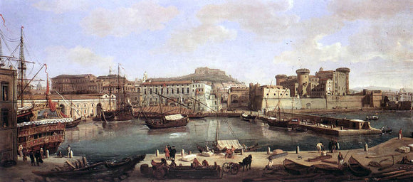  Caspar Andriaans Van Wittel View of Naples - Art Print