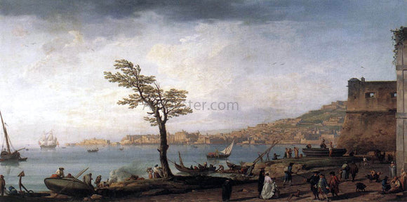  Claude-Joseph Vernet View of Naples - Art Print