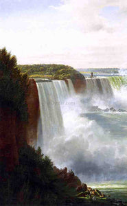  Ferdinand Richardt View of Niagara Falls - Art Print