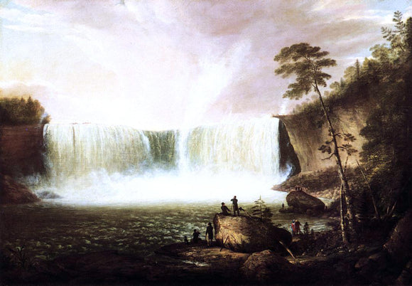  Alvan Fisher View of Niagara Falls (no.1) - Art Print