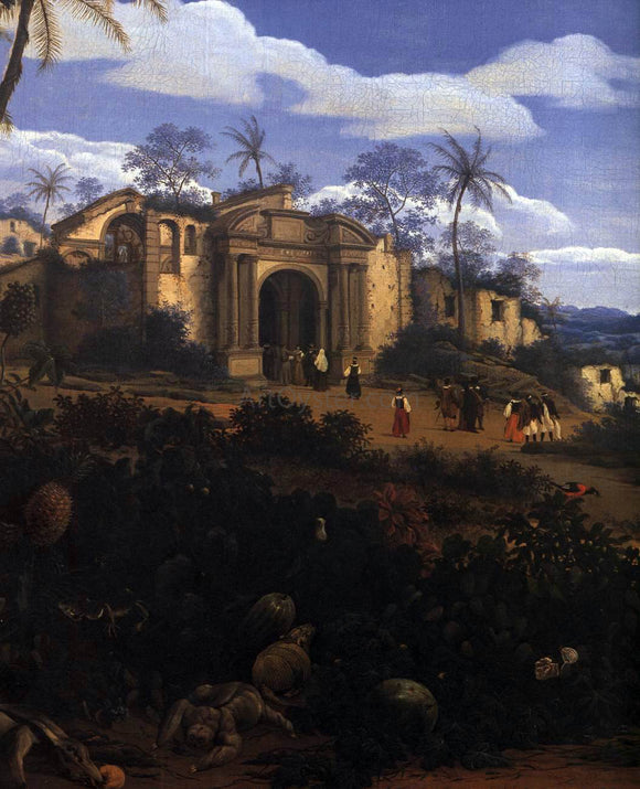  Frans Post View of Olinda, Brazil (detail) - Art Print