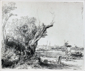  Rembrandt Van Rijn View of Ovmal near Amsterdam - Art Print